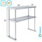 Amgood 14 in. x 36 in. AmGood Stainless Steel Double Deck Over Shelf DOS-1436-Z - alternate 8